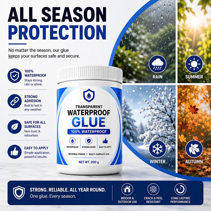Transparent Waterproof Glue + Free Brush! 🔥 (Buy 1 Get 1 FREE) 🔥